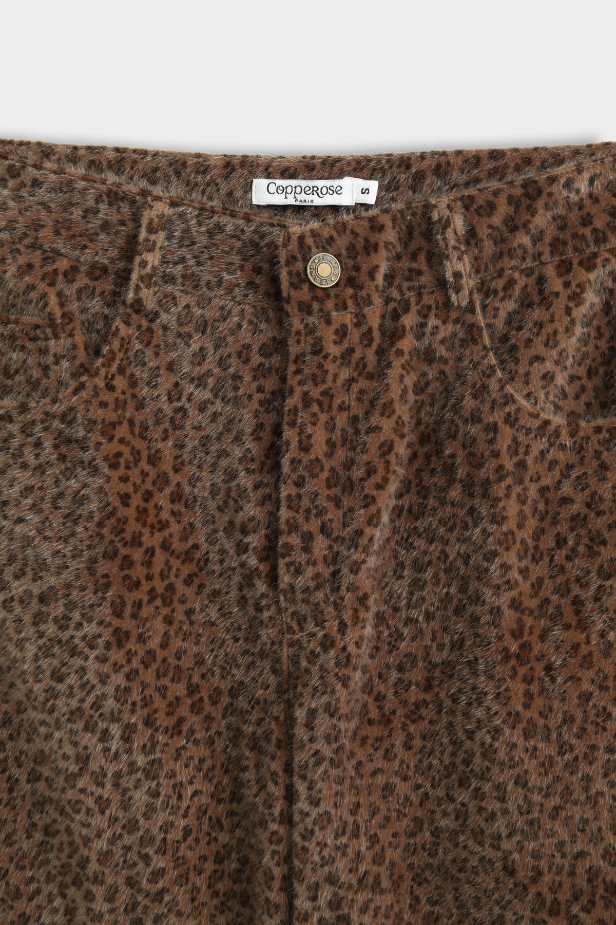 Hlače s leopard uzorkom – Smeđa – leopard