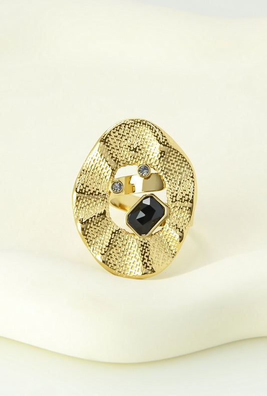 AL0756R-1 PRSTEN CRNI