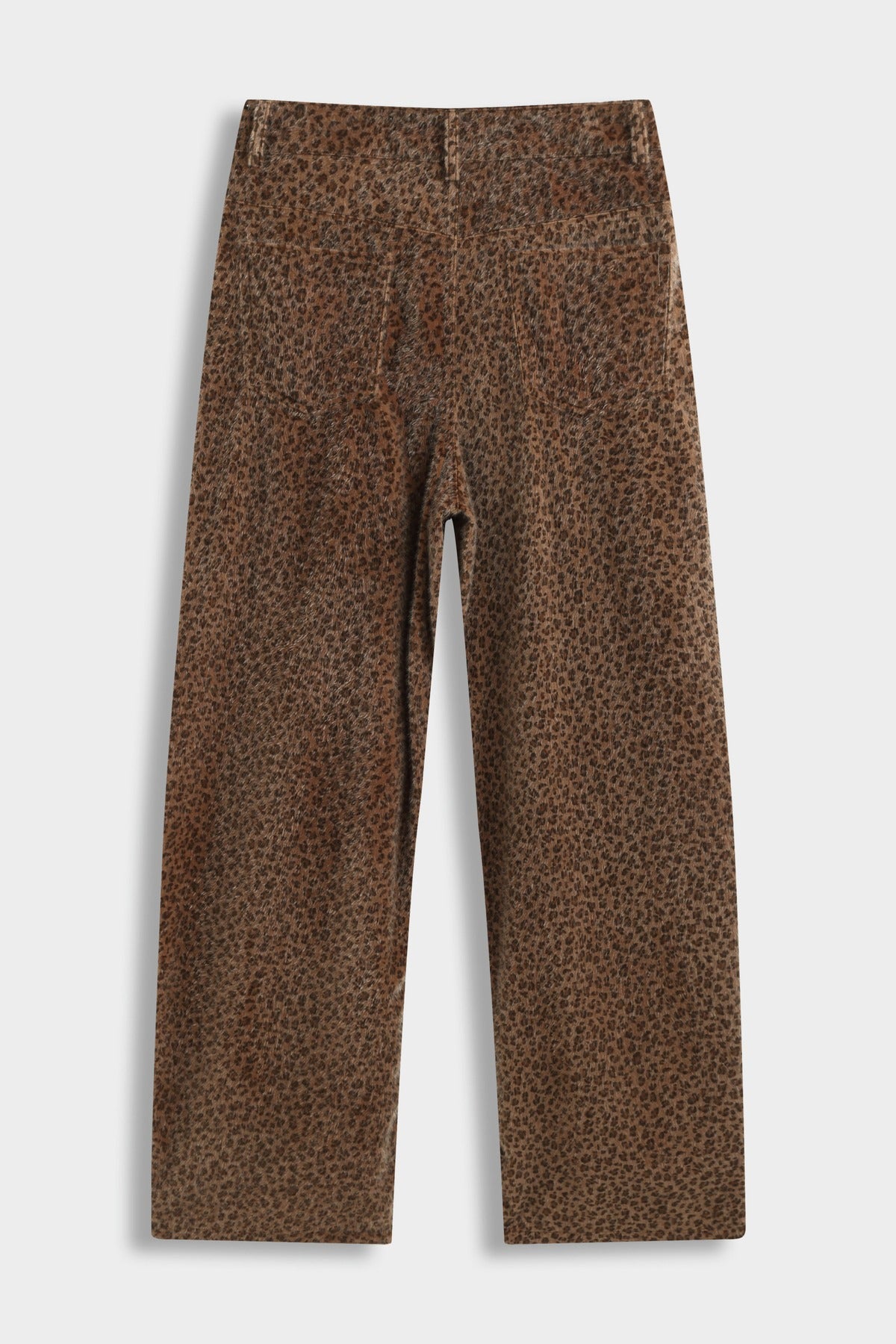 Hlače s leopard uzorkom – Smeđa – leopard