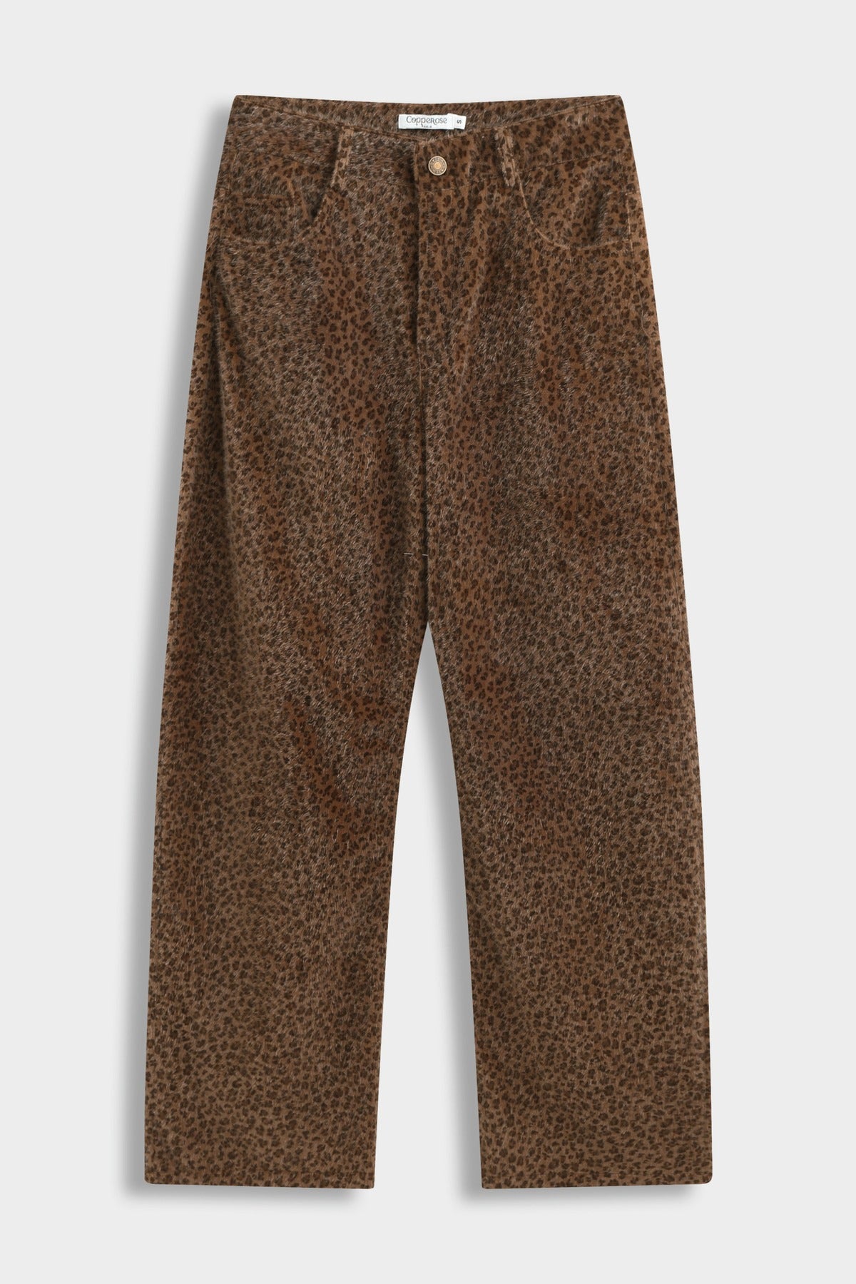 Hlače s leopard uzorkom – Smeđa – leopard