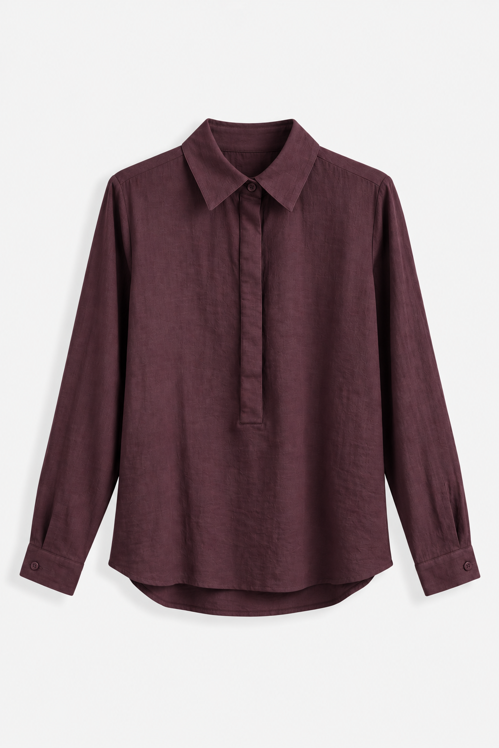 Polo majica dugih rukava – Bordo, prikaz 4