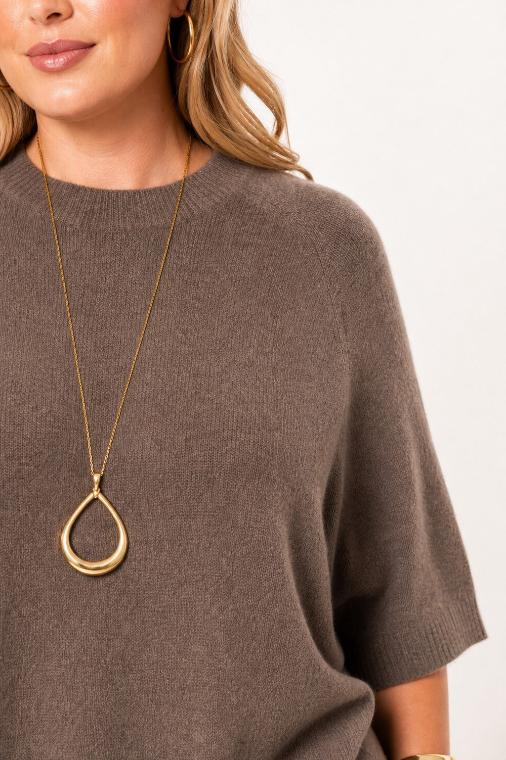 Smeđi oversized džemper – oversized džemper