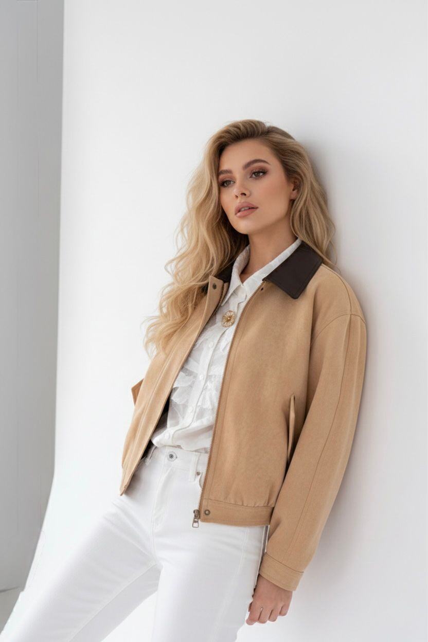 KRATKA JAKNA/CAMEL BOJA