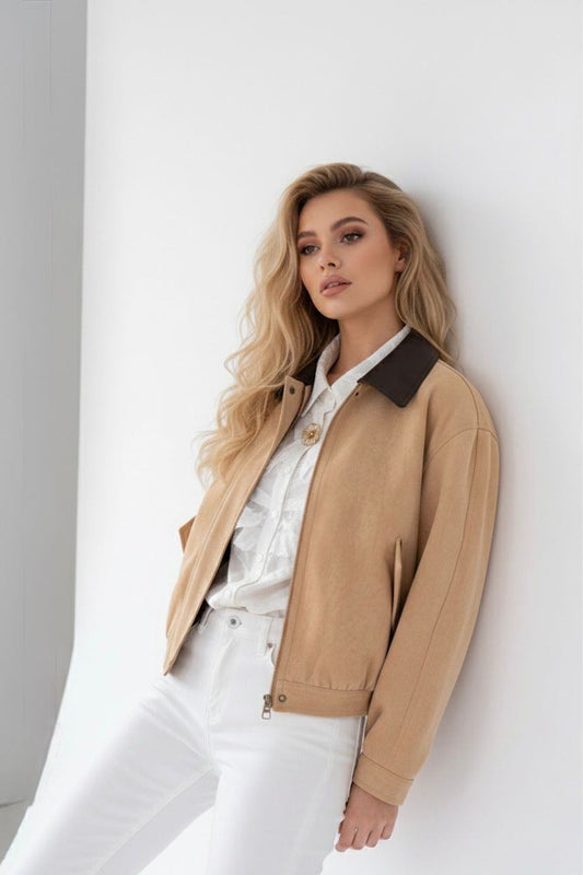 KRATKA JAKNA/CAMEL BOJA