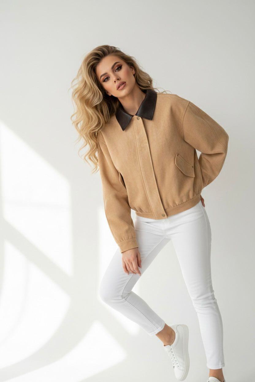 KRATKA JAKNA/CAMEL BOJA