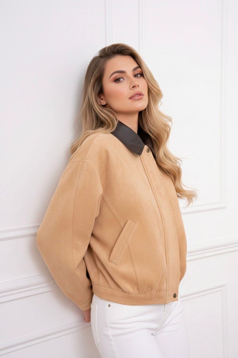 KRATKA JAKNA/CAMEL BOJA